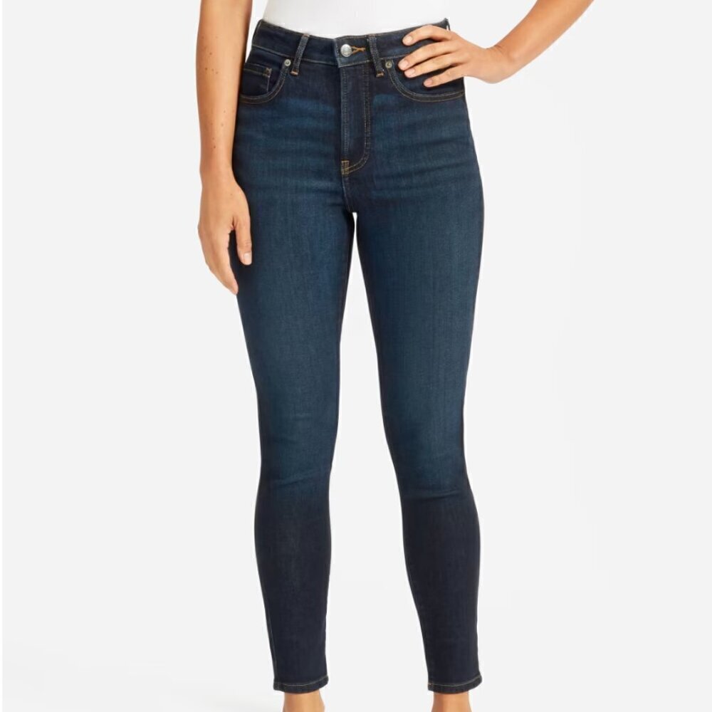 Everlane The Curvy High Rise Skinny Jean Cropped Size 25